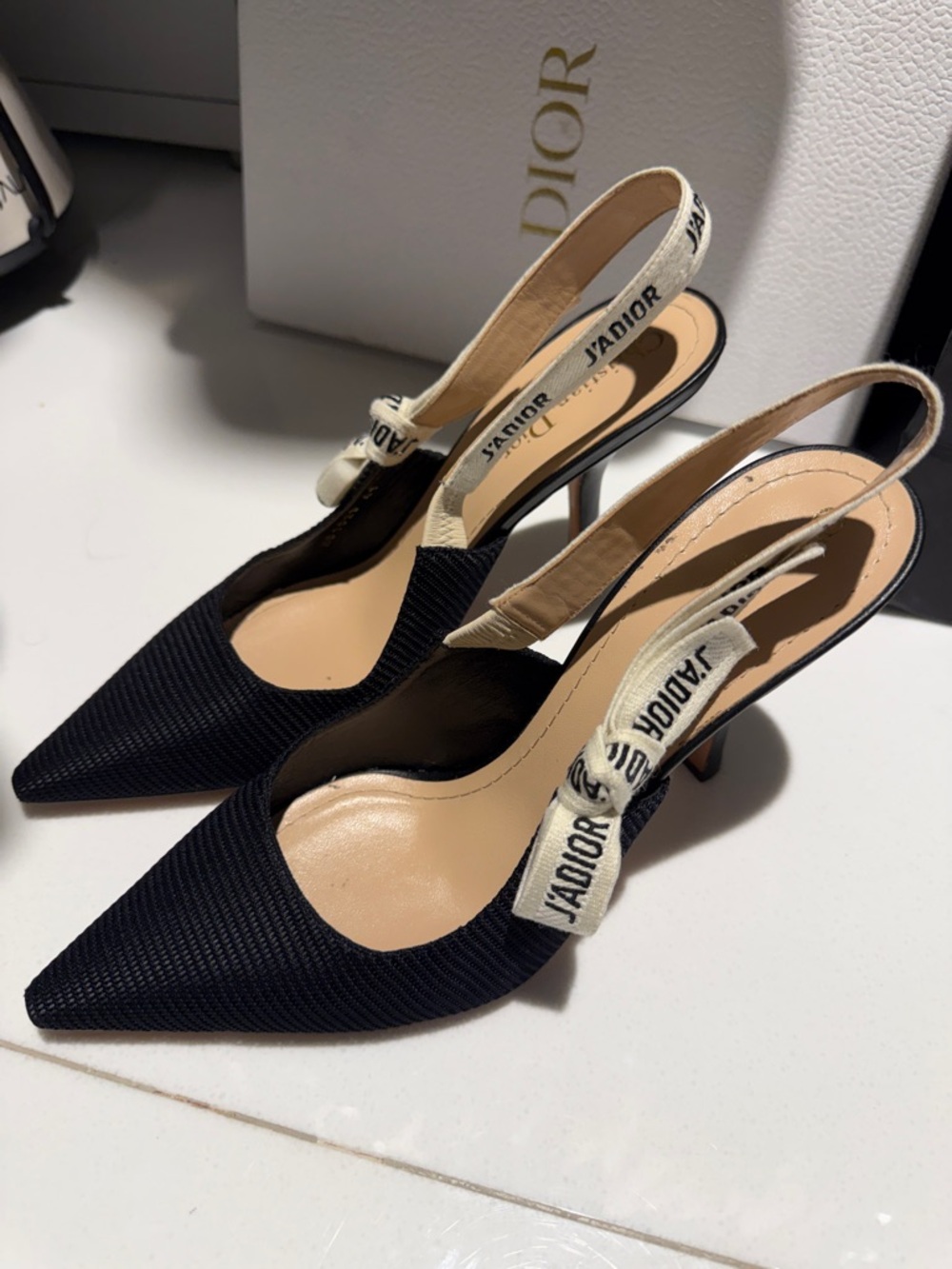 Authentic Dior J'Adior slingback pumps